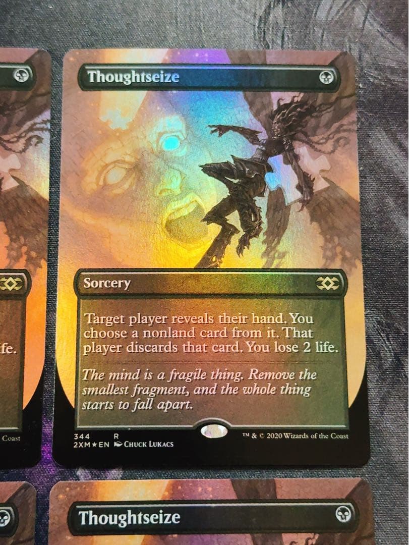 【ショーケースfoil】思考囲い　英語　4枚セット