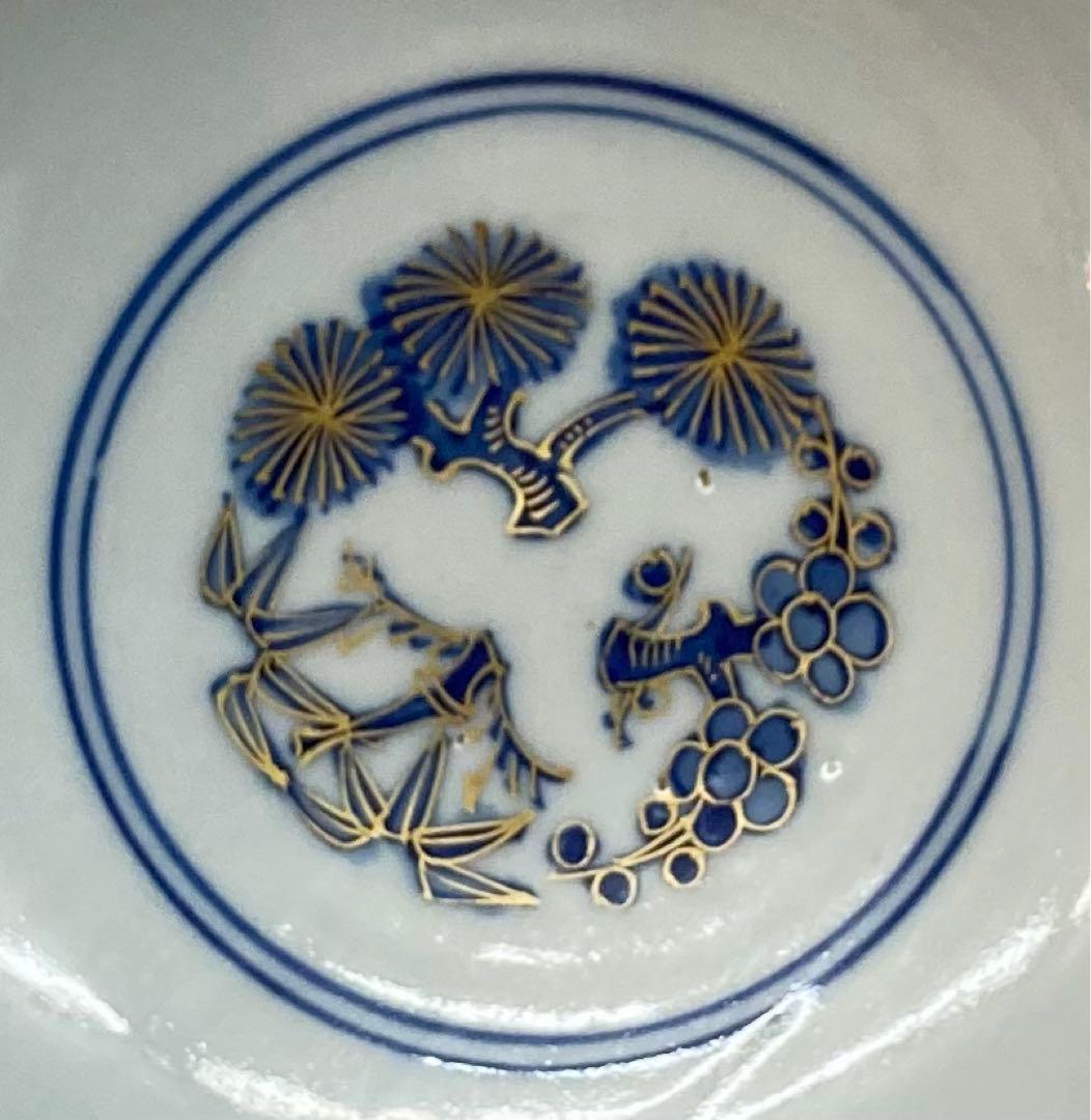 B215  九谷焼「十錦手菓子鉢」大聖寺伊万里　骨董　錦手　茶道具　石川