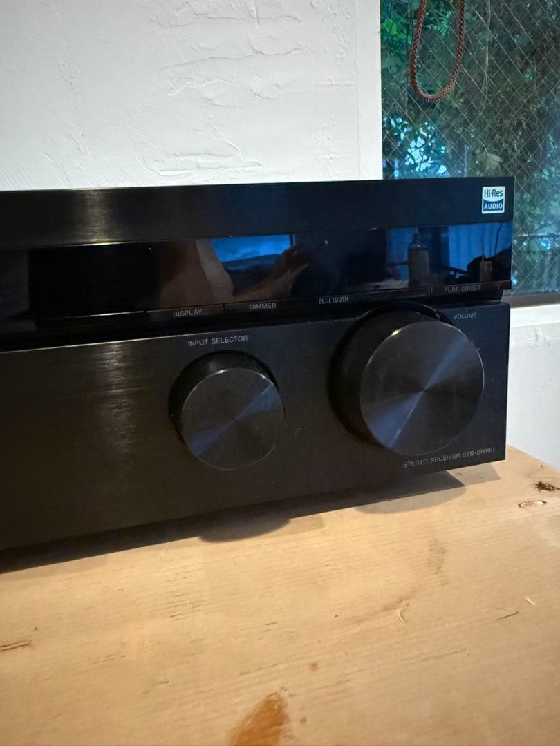 美品・SONY STR-DH190 ステレオレシーバー アンプ　PHONO入力