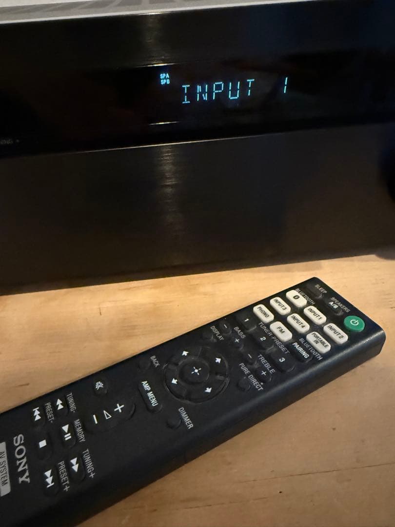 美品・SONY STR-DH190 ステレオレシーバー アンプ　PHONO入力