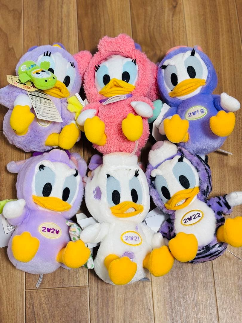 ディズニー干支デイジーダック ぬいぐるみ 6体セット