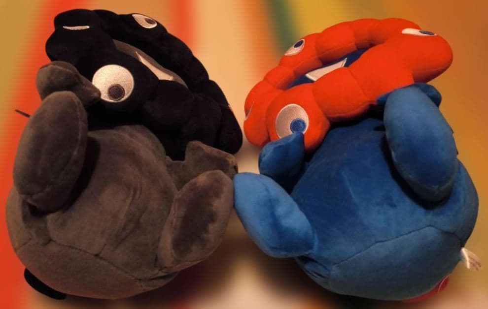 【M2点セット】新品　ミャクミャク　お手玉風ぬいぐるみ