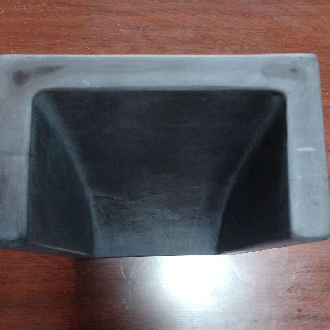 端渓硯　太史硯　硯　亀と蓮花葉彫刻　硯