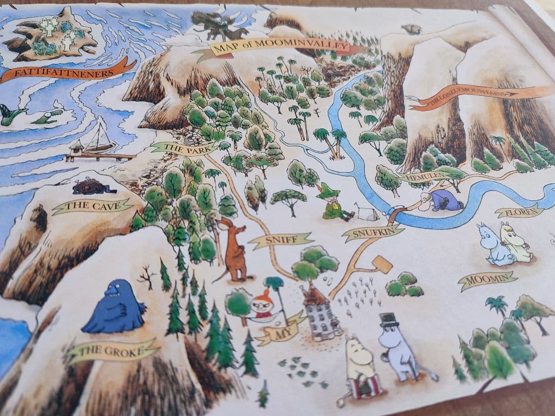 ムーミン谷地図 Ⅰ ジグソーパズル 1000ピース