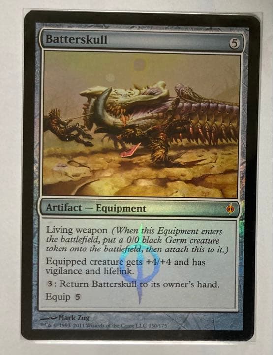 MTG　殴打頭蓋　新たなるファイレクシア　NPH 英語　foil