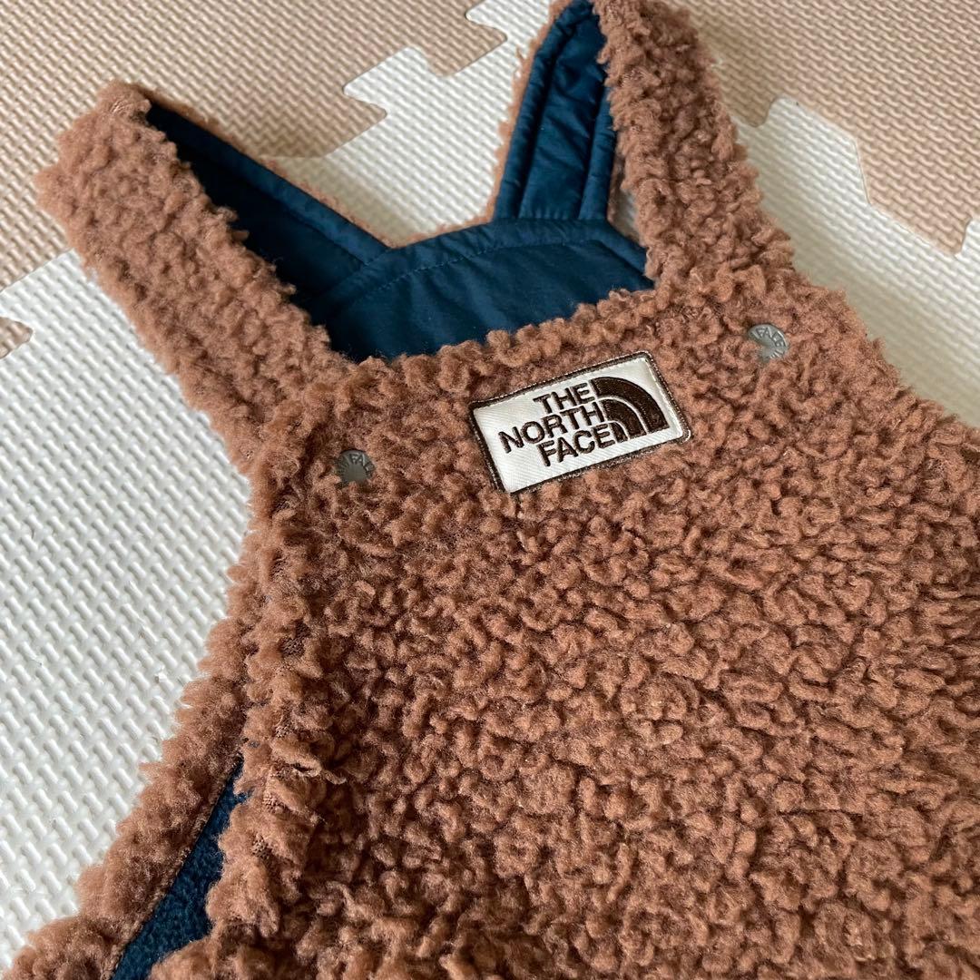 ノースフェイスボアフリースオーバーオール　カドルフリースイヤーキャップ