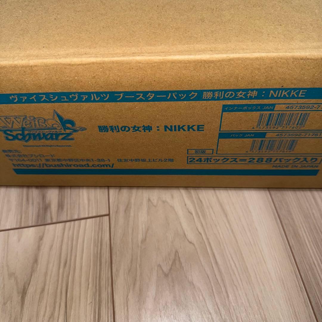 新品未開封カートン ヴァイスシュヴァルツ 勝利の女神：NIKKE
