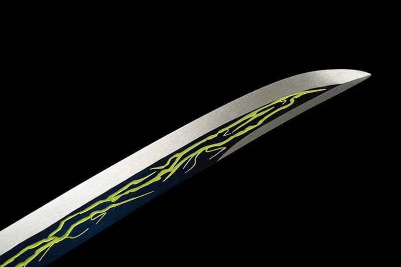 【雷電刺繍春刀】繍春刀 牛尾刀 苗刀 手鍛造打 鋼刀 冷兵器 古兵器 刀装具