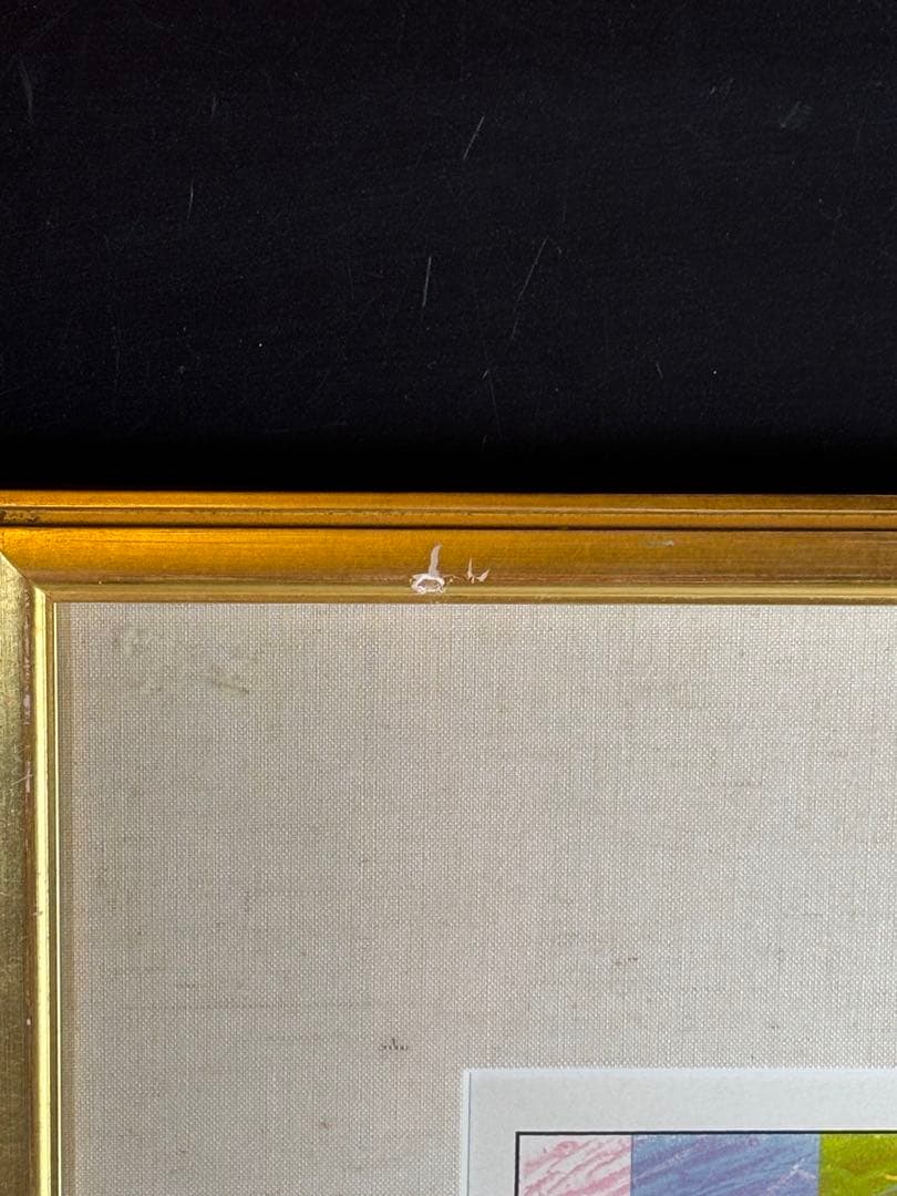 真作福本吉秀Evening シルクスクリーン版画46/100