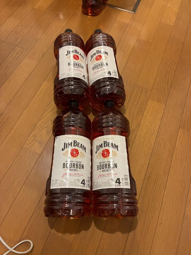 ジムビーム バーボン ウイスキー 大容量 4000ml 4本