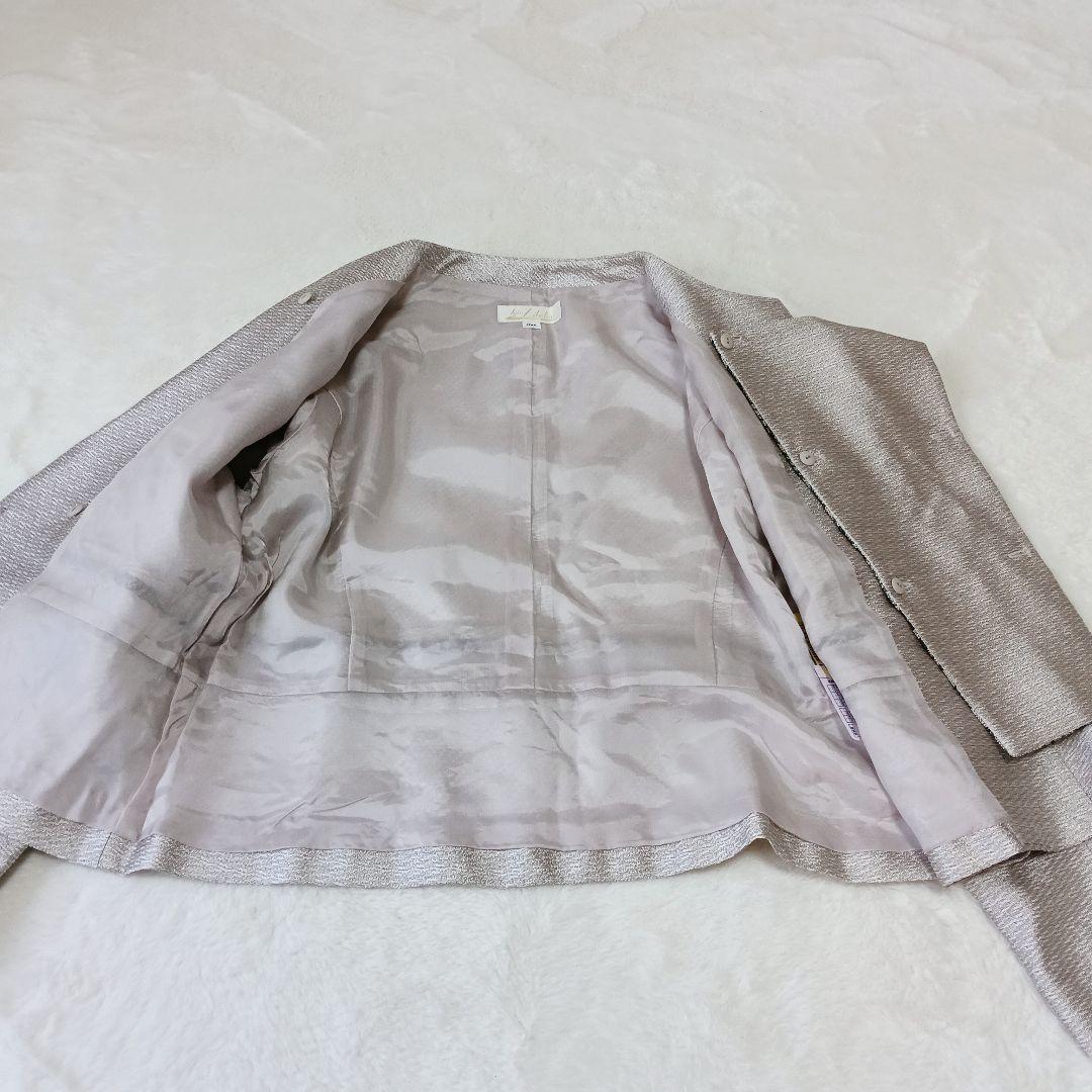 イギン ジブリーヌ＆東京ソワール　17号　マザーズスーツ　大きいサイズ　シルク混