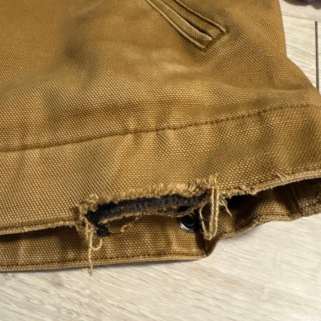 Carhartt ブラウン ジップアップジャケット Lサイズ