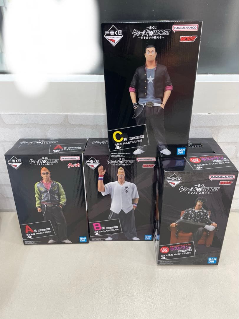 一番くじ クローズ＆WORST さすらいの鴉たち　フィギュアセット