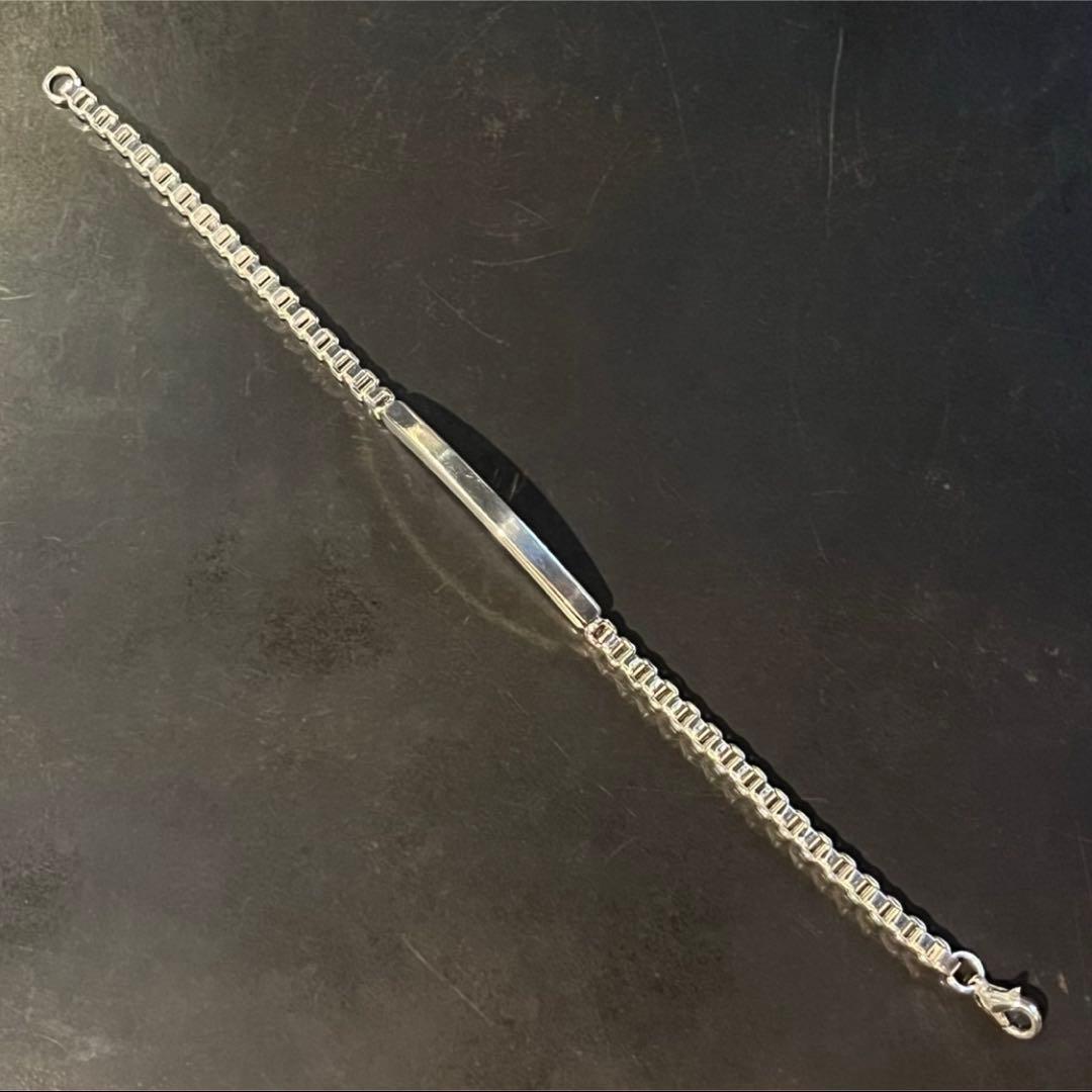 SILVER925 CHAIN ID BRACELET/シルバー/ブレスレット