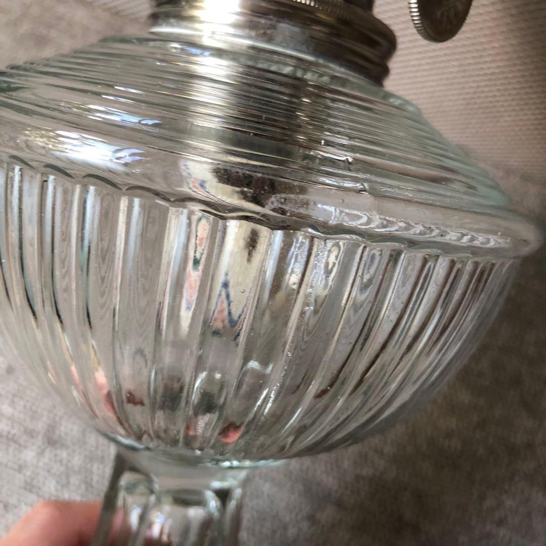 ✨ヴィンテージ✨オイルランプ✨全長52cm✨骨董市✨未使用✨美品✨