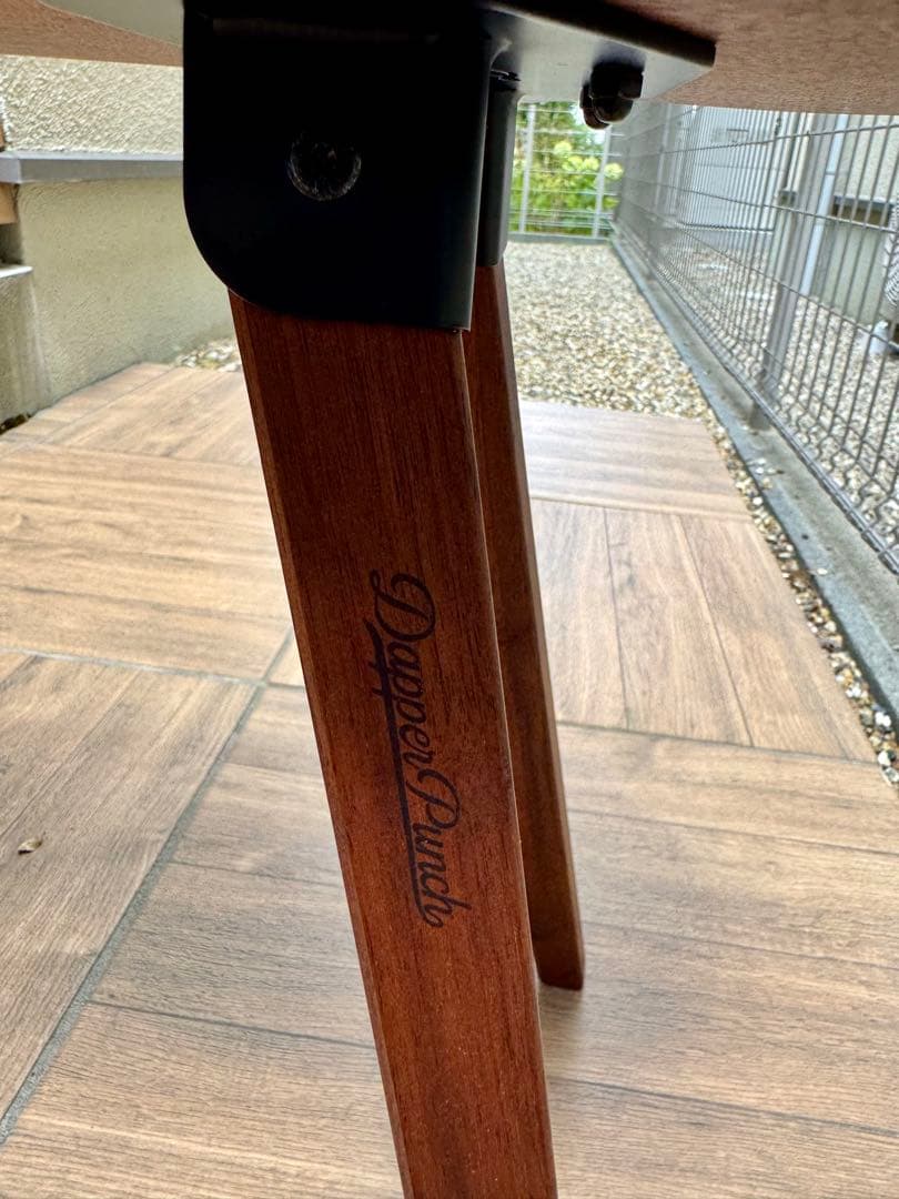 【希少】 ダッパーパンチ　サイドテーブル&脚セット　キャンプ