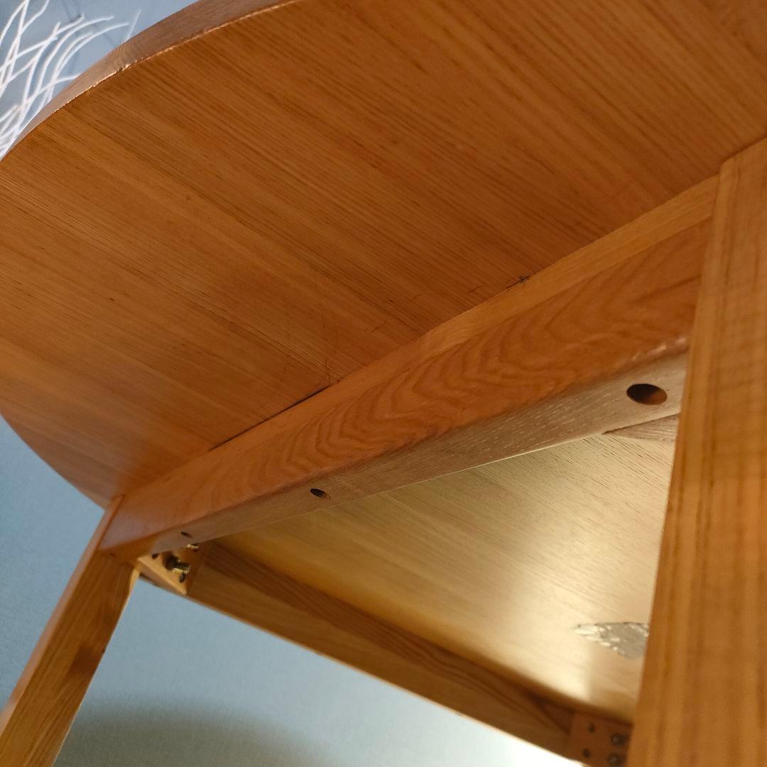 【もみの木】無印良品 タモ材 ラウンドダイニングテーブル 円卓 廃盤レア