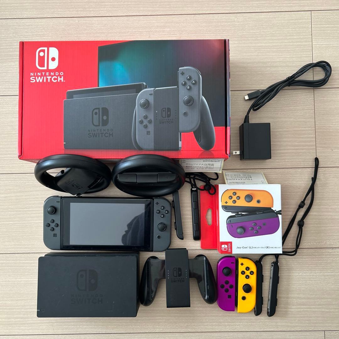 【美品】Nintendo switch グレー　2020年購入品