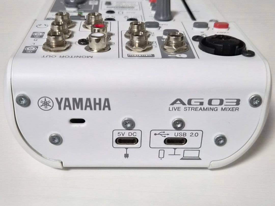 YAMAHA AG03 MK2 ヤマハ オーディオインターフェース ケーブル付き