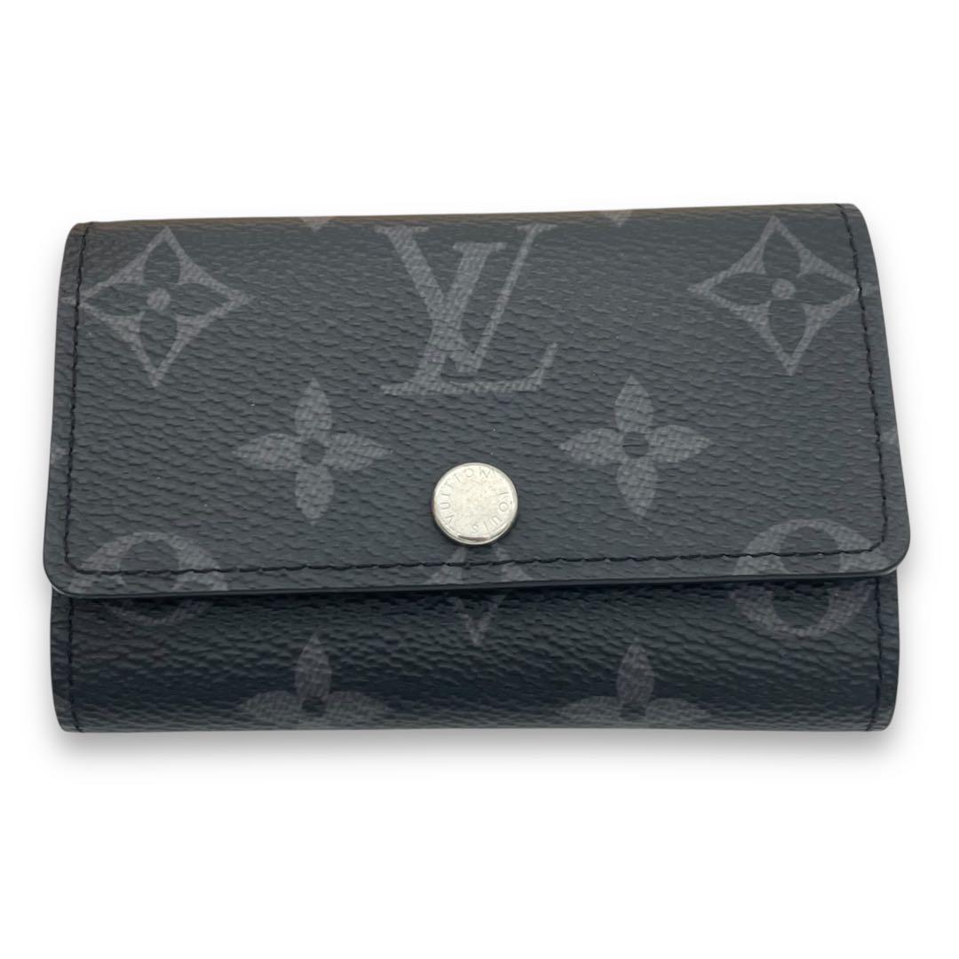 ルイヴィトン ミュルティクレ6 6連 キーケース モノグラム グレー エクリプス