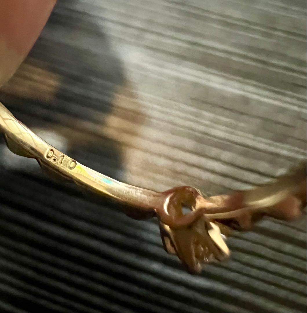 【値下げ】18金レディースダイヤリング　#10 大セール❣️