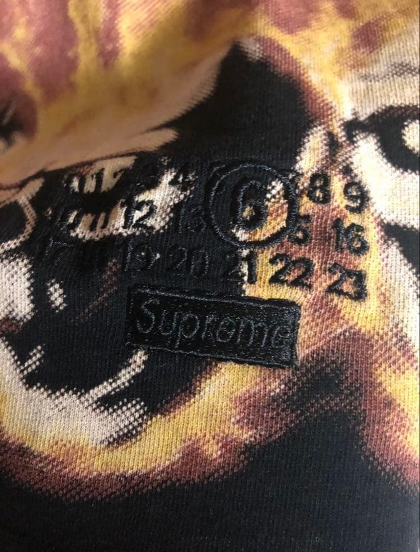 トップス Supreme x MM6 Liquid Blue Oversized tee