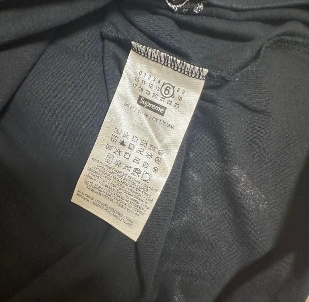 トップス Supreme x MM6 Liquid Blue Oversized tee