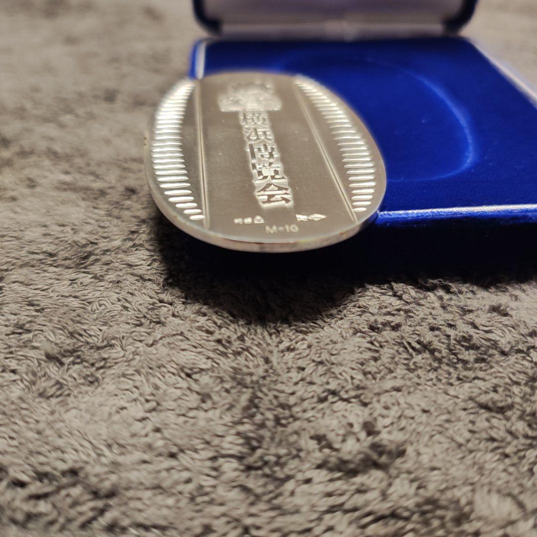 【純銀】YES'89 銀製大判 横浜博覧会　82g