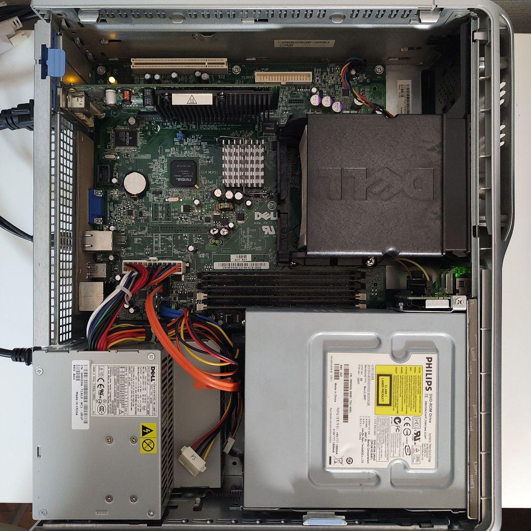 【美品】DELL DIMENSION C521据置型PC+24インチモニタセット