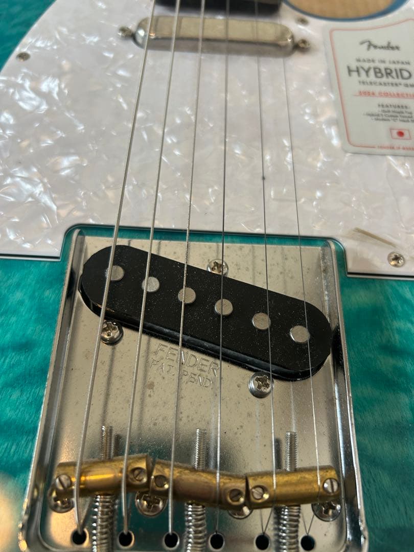 2024年限定！Fender Hybrid 2 tele aquamarine