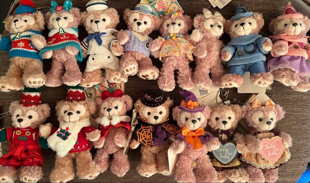 ダッフィー　シェリーメイ　ぬいばまとめ売り15体