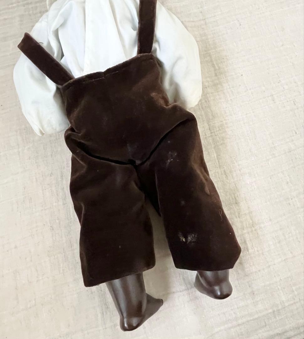 ドイツアンティークヴィンテージブラック褐色肌ドール人形ビスクドールベビーレトロ