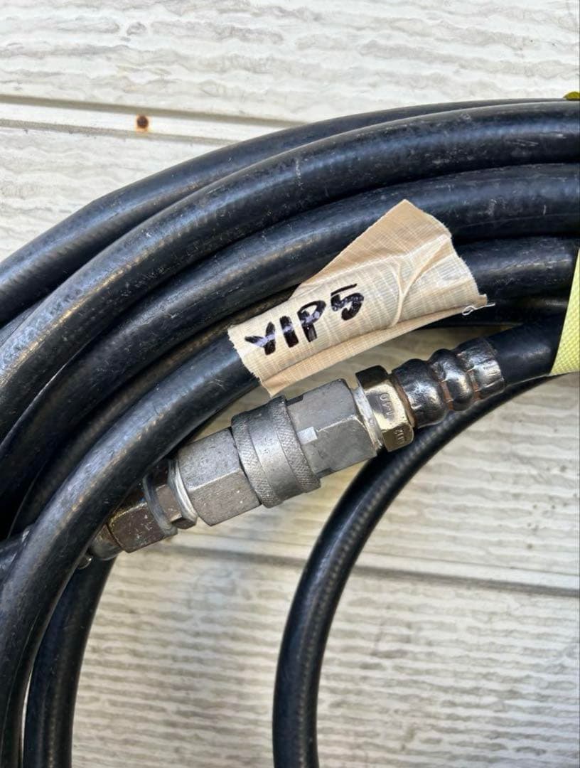 VIP5ツルミHPJ-5ESM高圧洗浄機防音ガン・高圧ホース・給排水ホースセット