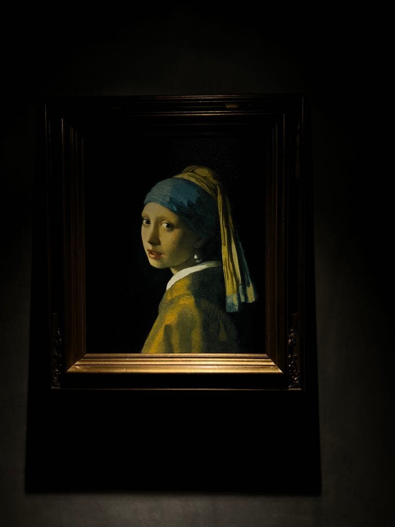 ヤン・フェルメール【真珠の耳飾りの少女】　保証書あり　美品