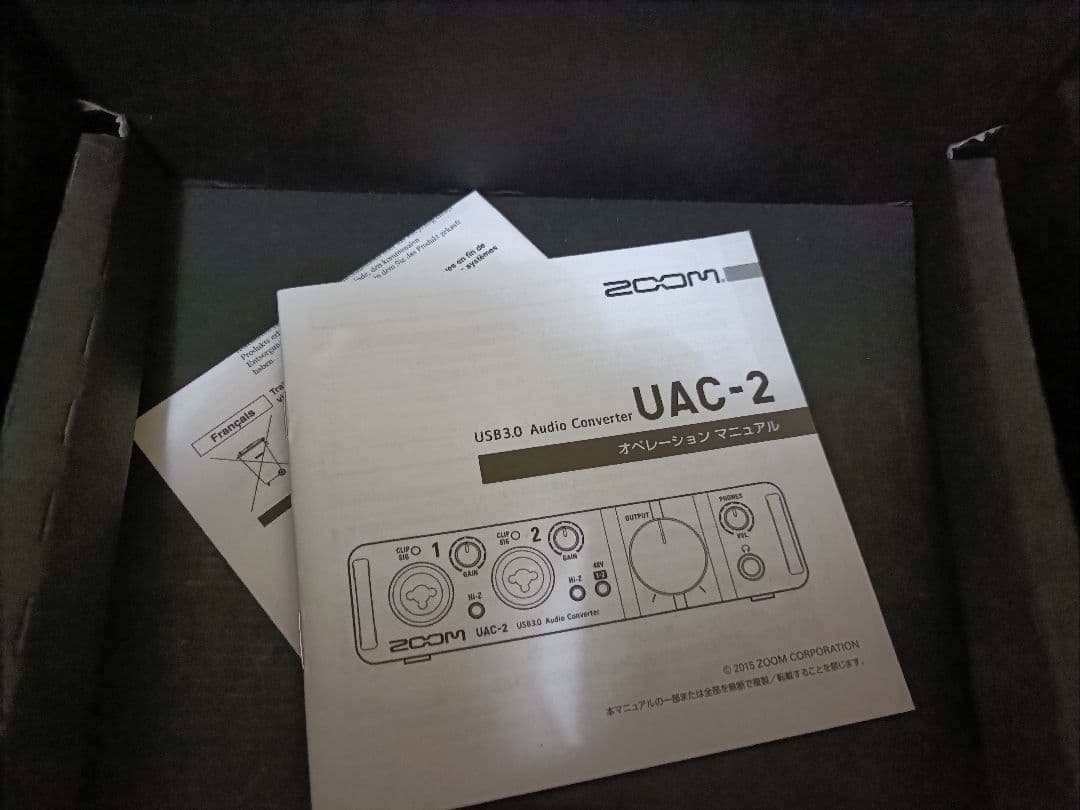 ZOOM UAC-2 USBオーディオコンバータ
