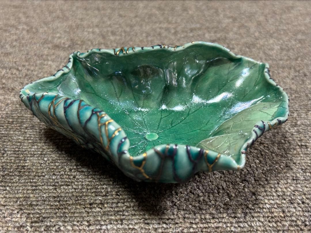 蓮葉 皿 池田寛子