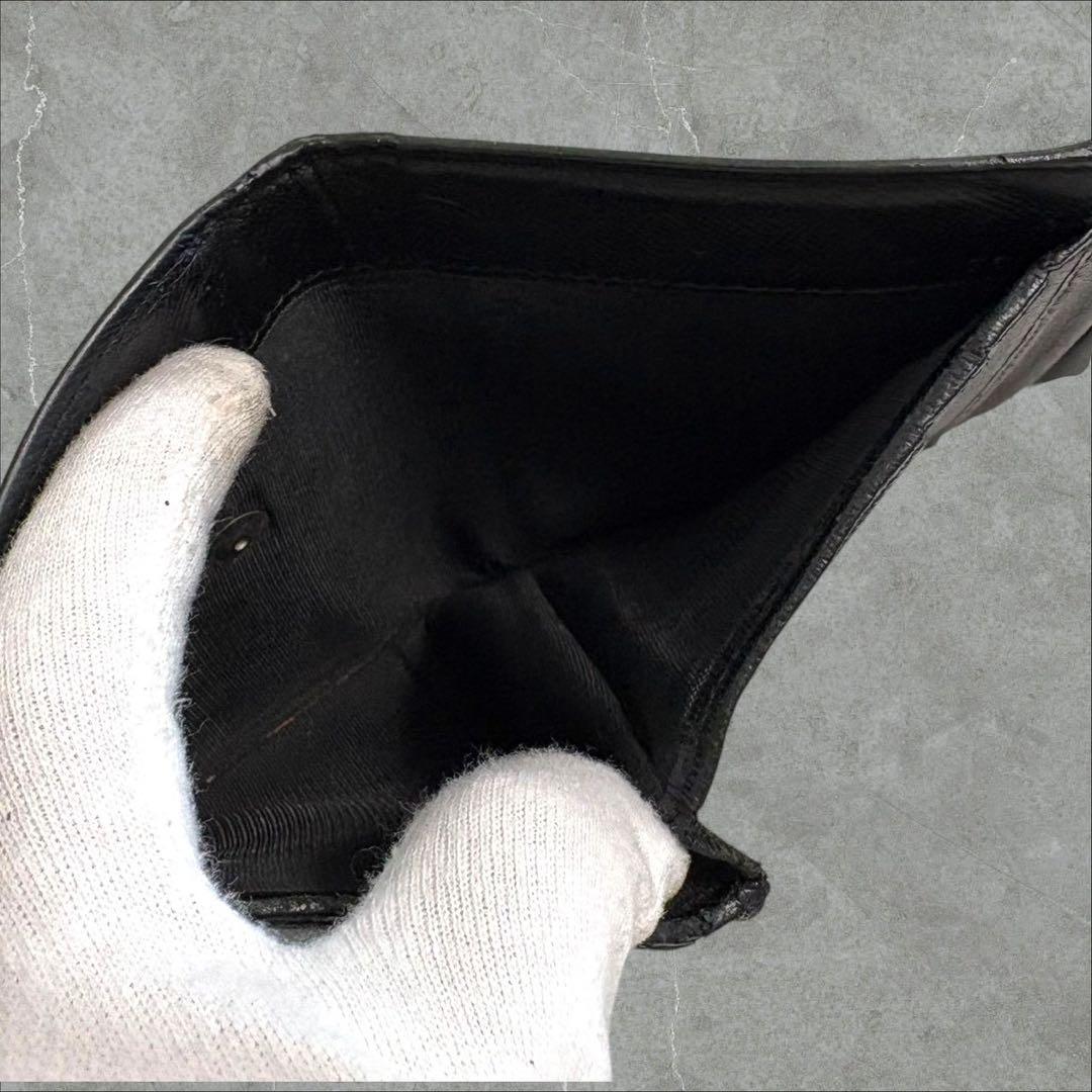 美品✨ PRADA プラダ 三つ折り財布 サフィアーノ 三角ロゴ