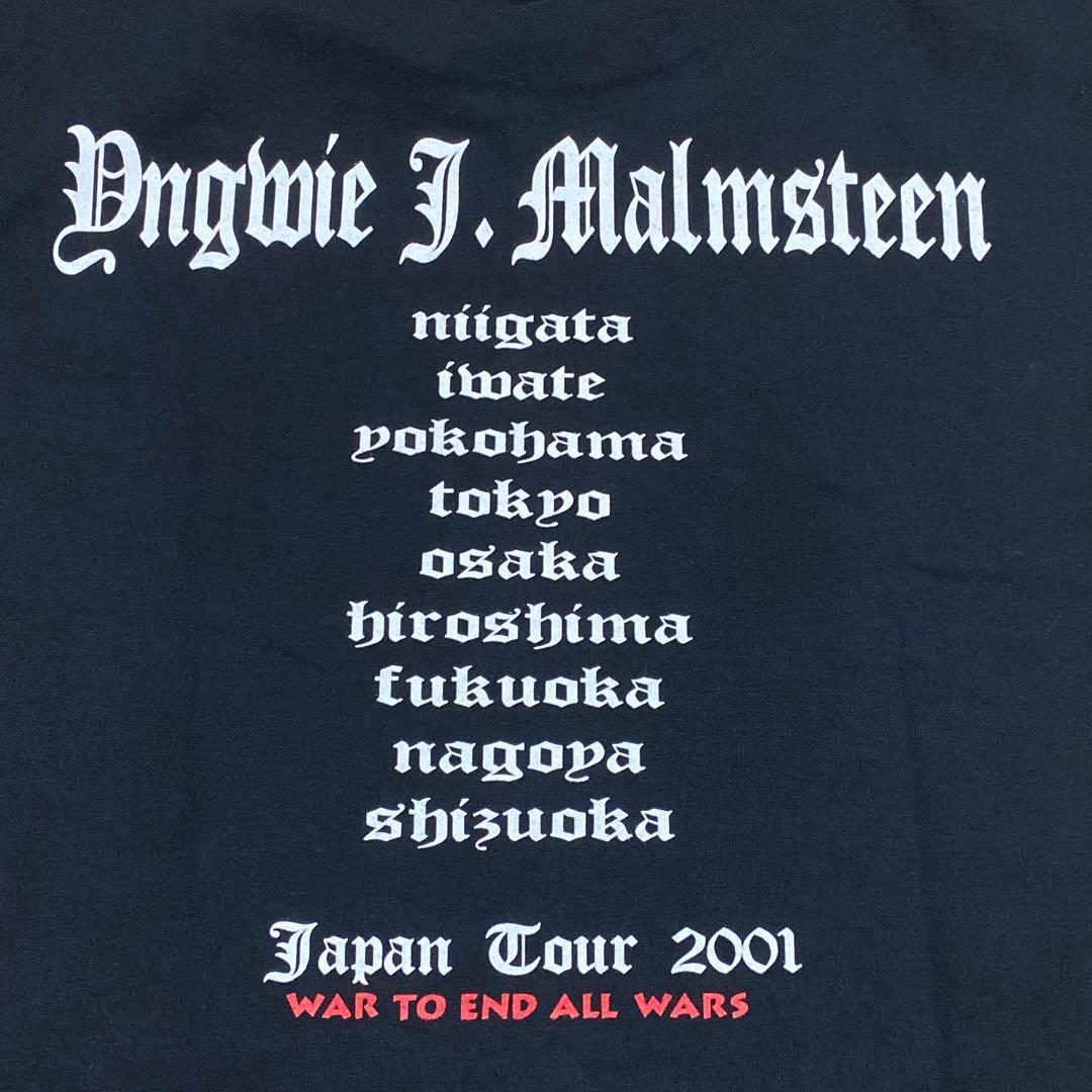 01年 YNGWIE MALMSTEEN ジャパンツアーTシャツ 未使用