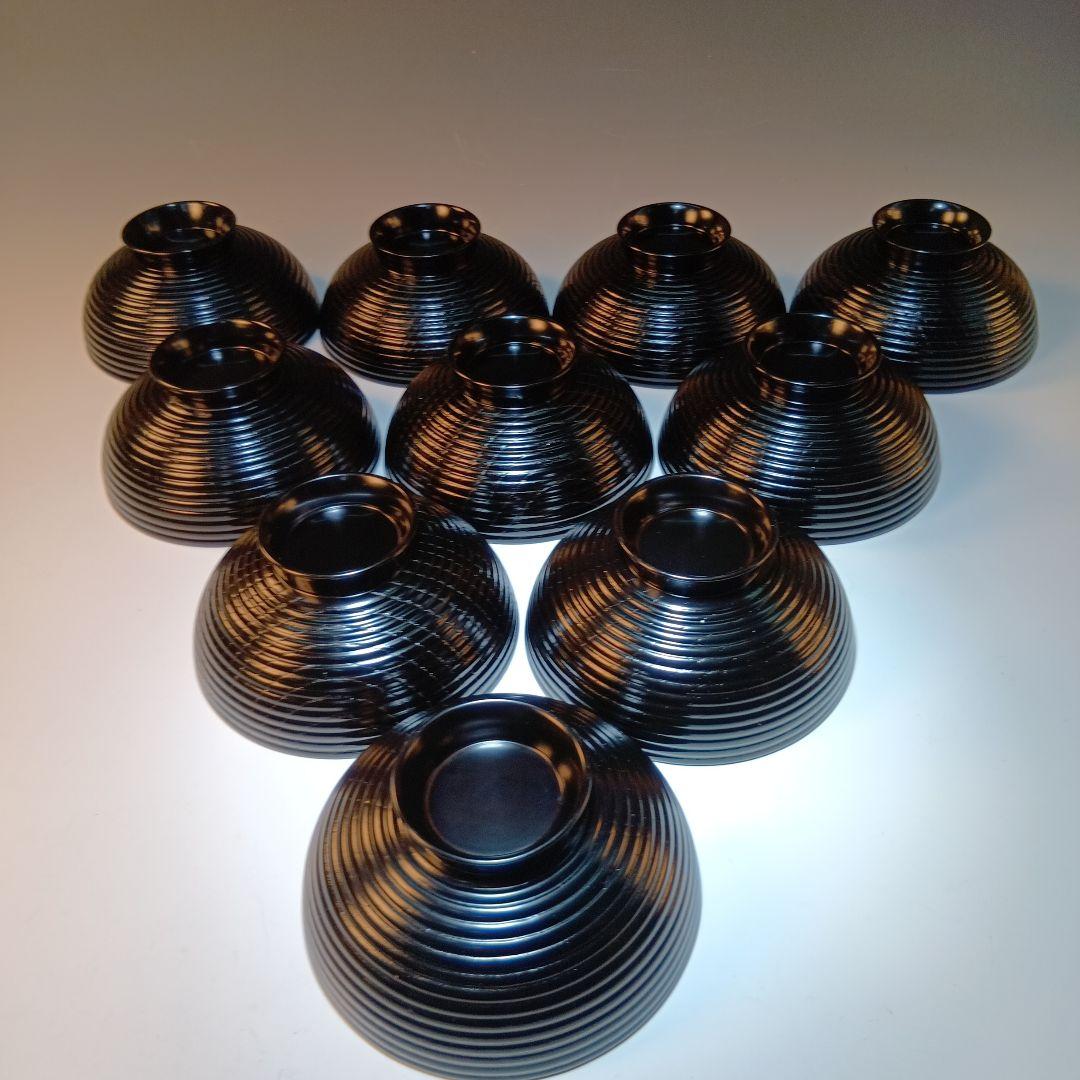 最終値下げ！茶道具　懐石道具　木製蒔絵お碗10客