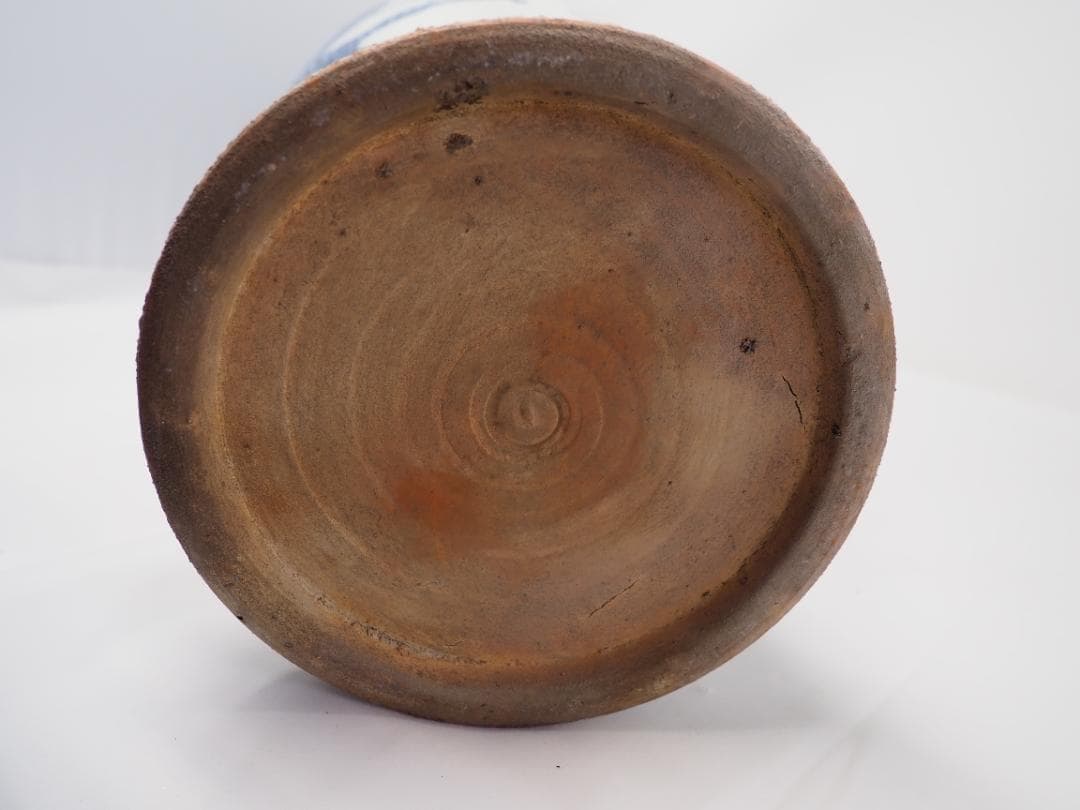 青花龍文象耳瓶　染付　瓶　壺　鳳凰　象　中国　中華