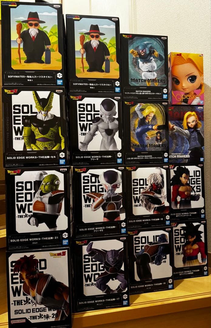 【ドラゴンボール】新品未開封16体まとめ売り-人造人間18号/マイティマスクなど