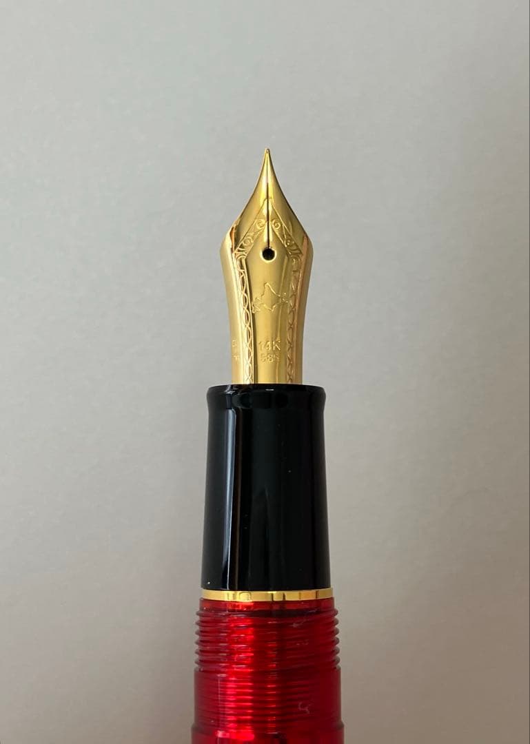 大丸藤井セントラル　オリジナル万年筆　北の彩景事典　夕茜街道　F(細字)