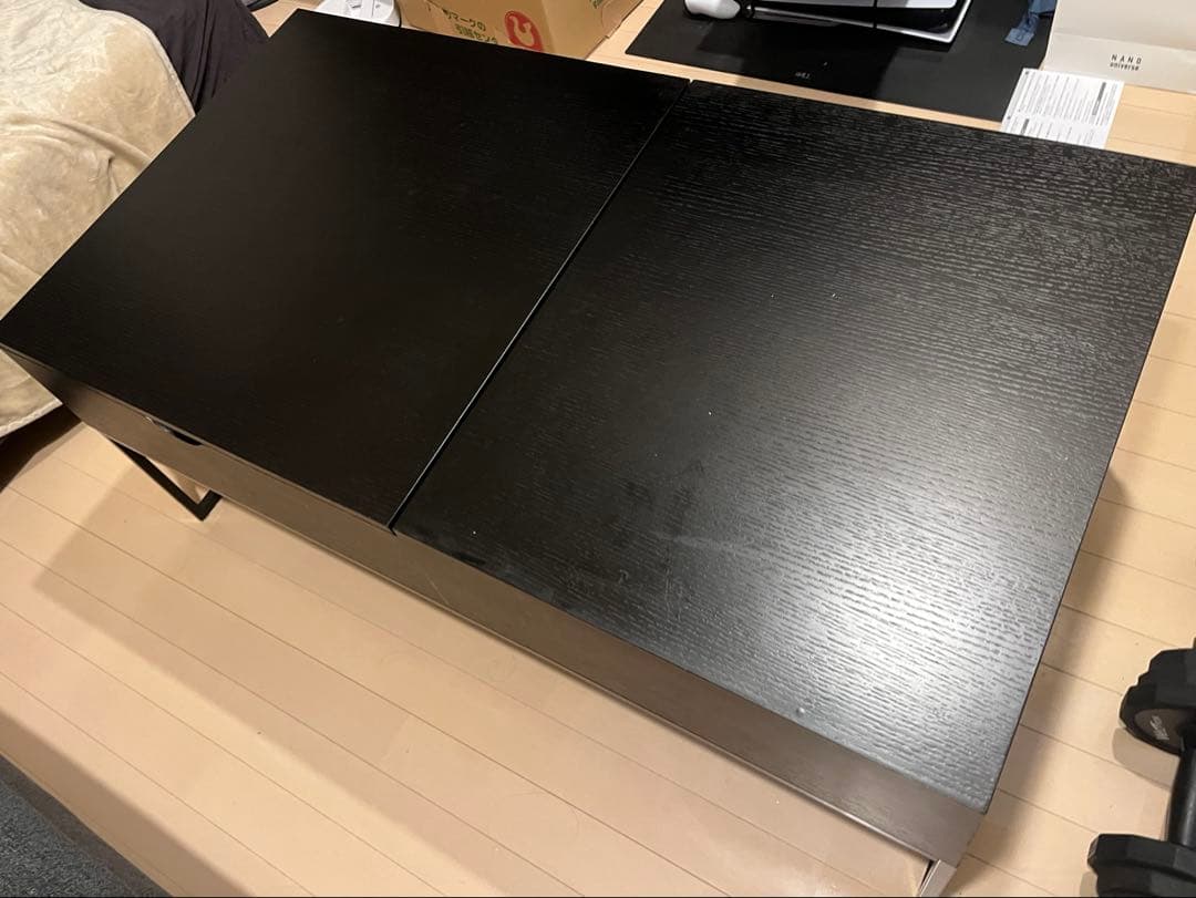 LOWYA / ロウヤ リフティングテーブル 昇降式 鉄脚 木製