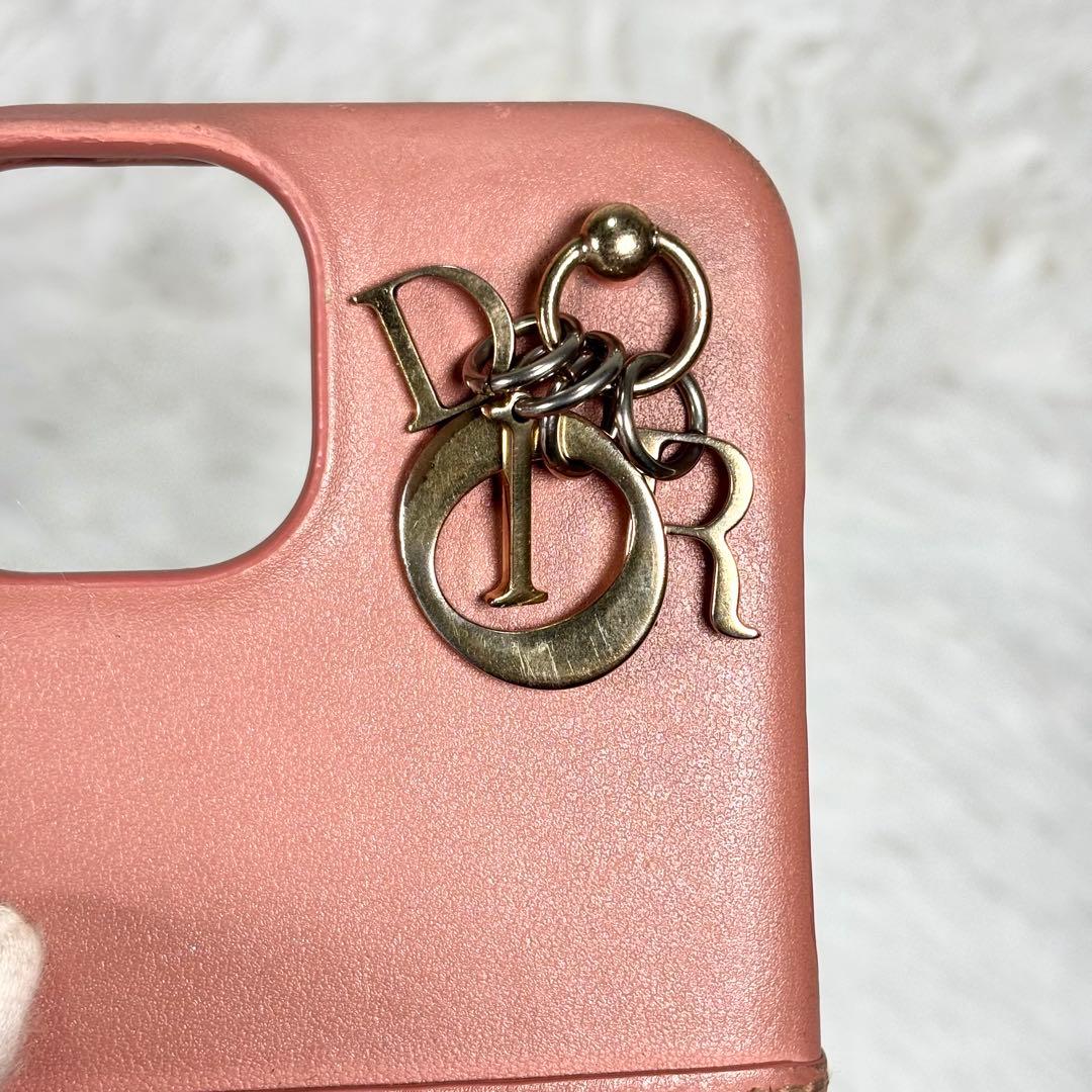 Dior iPhone iPhone ケース ピンク LadyDior チャーム
