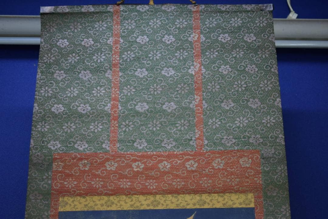 不詳/作者不明/古画/佛画/仏画/十三佛図/工芸/布袋屋掛軸HH-430