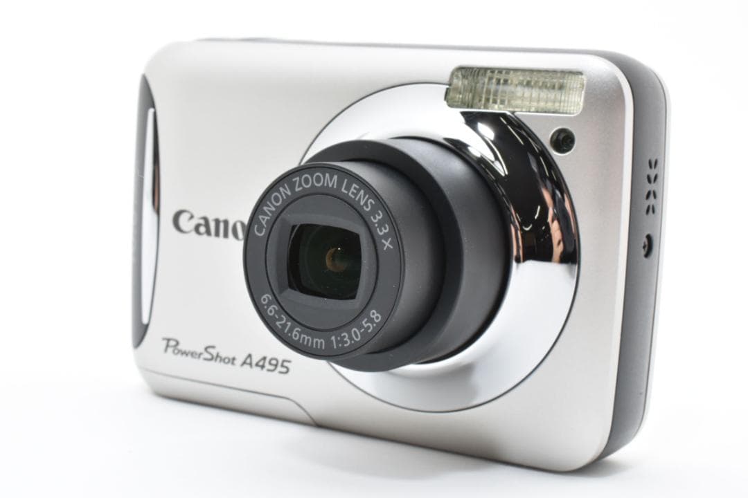 【極美品】Canon PowerShot A495 シルバー　新品級！