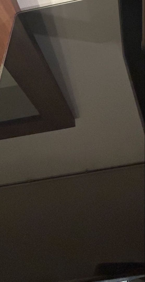 黒 ガラス 金属製 4段シェルフ