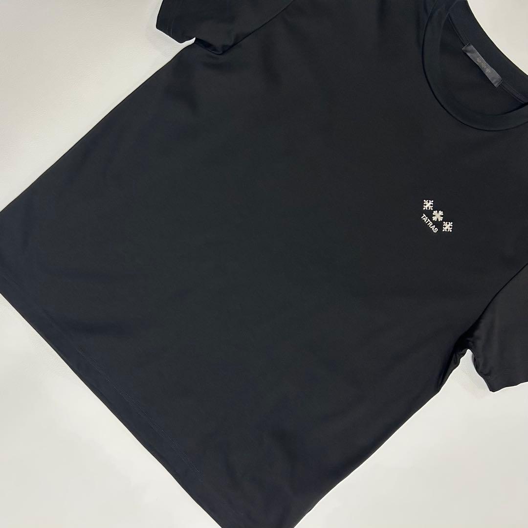 美品 TATRAS タトラス ロゴ 刺繍 半袖 Tシャツ カットソー M相当