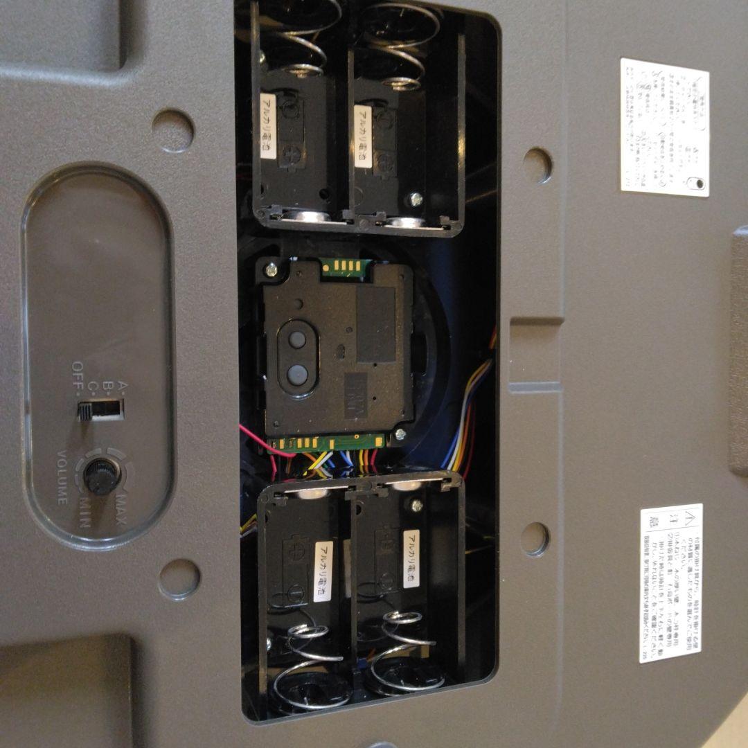 【動作確認済】SEIKO からくり時計 ホワイト 青文字盤