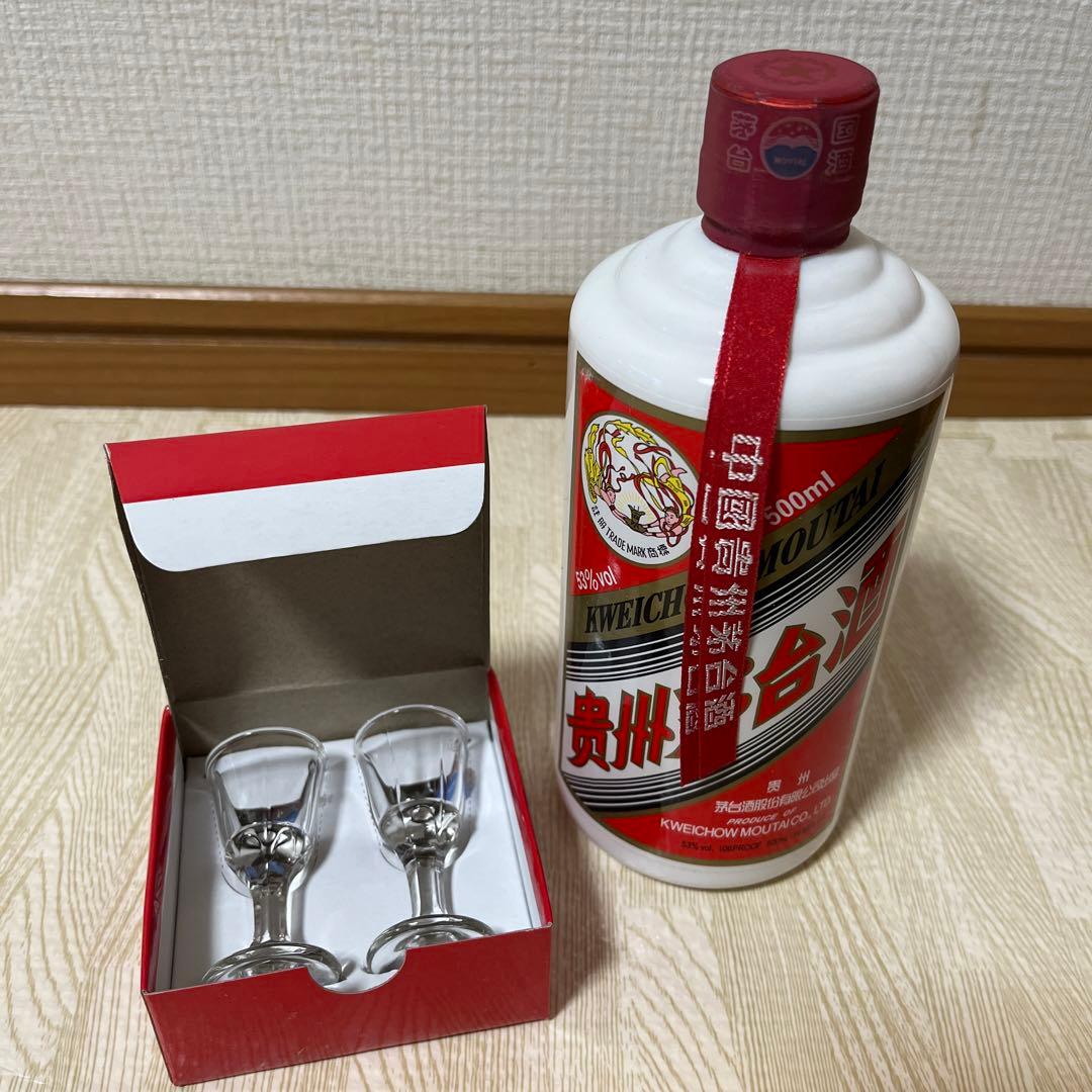 貴州茅台酒(MOUTAI)2018 500ml グラス2個付き